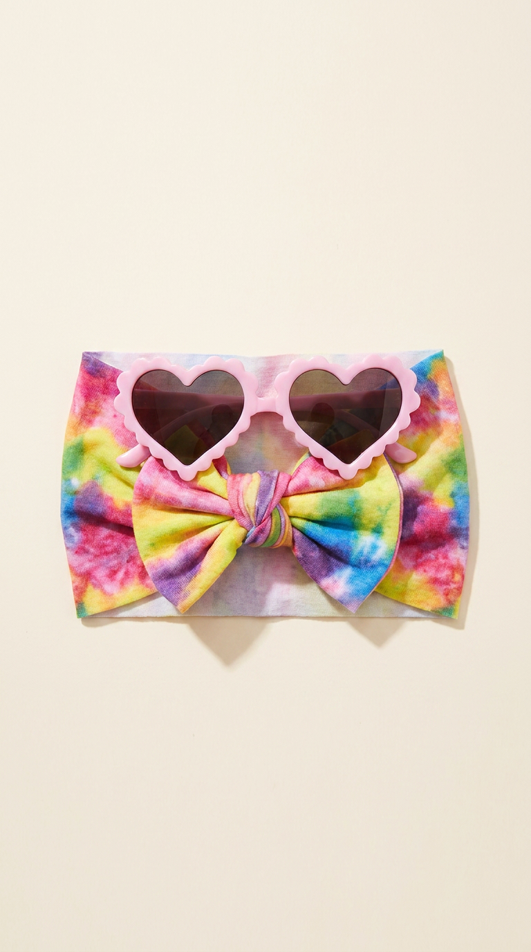 Accessoires Enfant Bandeaux Rose+Lun