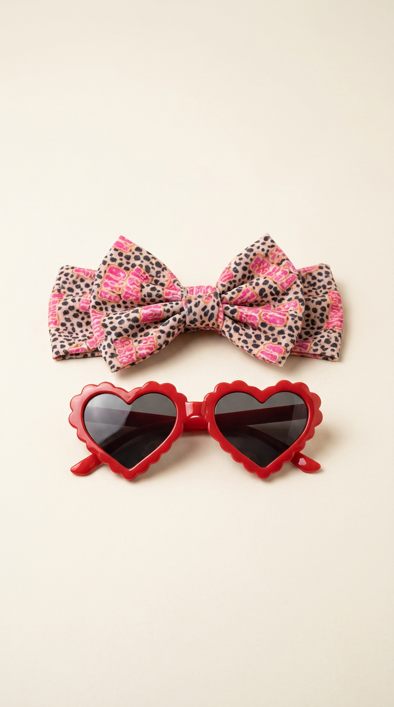 Accessoires Enfant Bandeaux Rouge+Lun — visuel 1