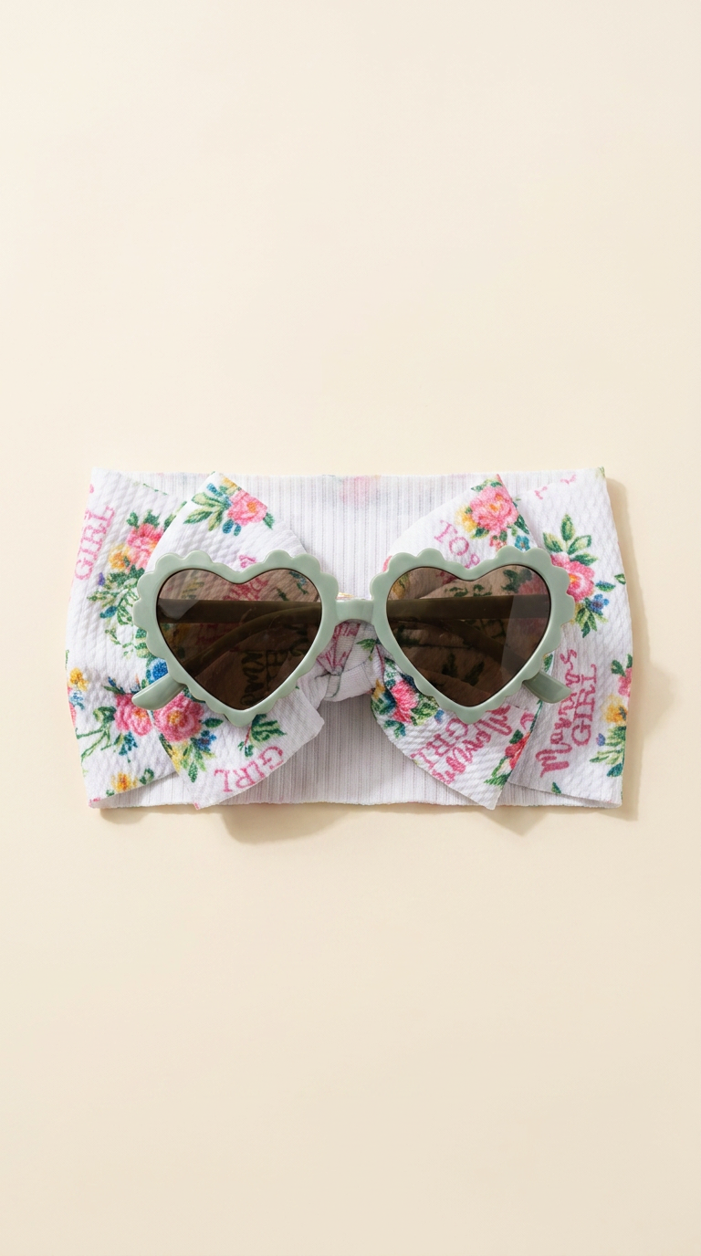 Accessoires Enfant Bandeaux Vert/Blanc+Lun — visuel 1