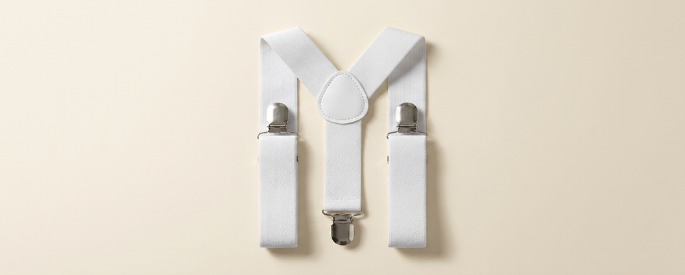 Accessoires Enfant Bretelle Blanc