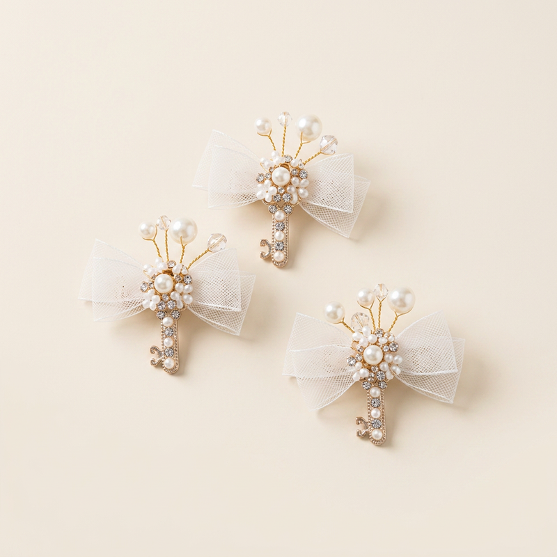 Accessoires Tete Enfnt Blanc Nœud