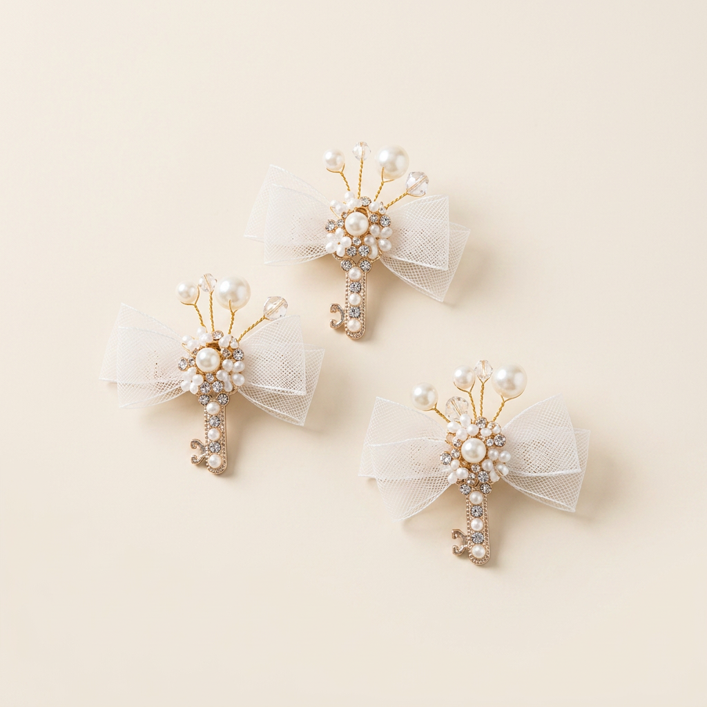 Accessoires Tete Enfnt Blanc Nœud — visuel 1