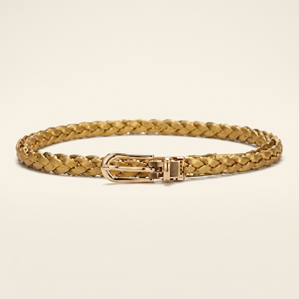 Ceinture Tissée Or — visuel 1