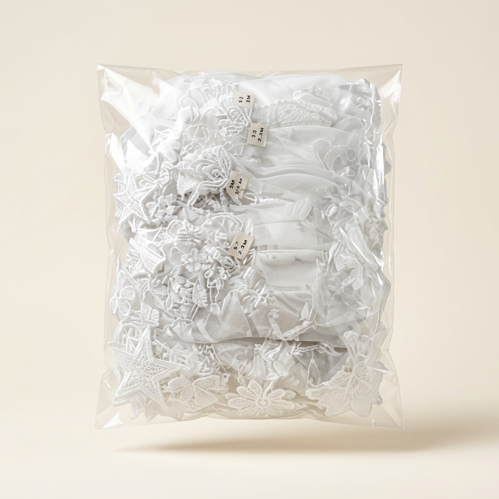 Chaussette Enfant Blanc Dentelle — visuel 1