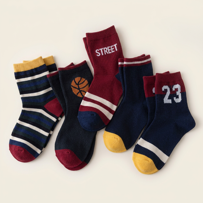 Chaussette Enfant Bordeau Sport