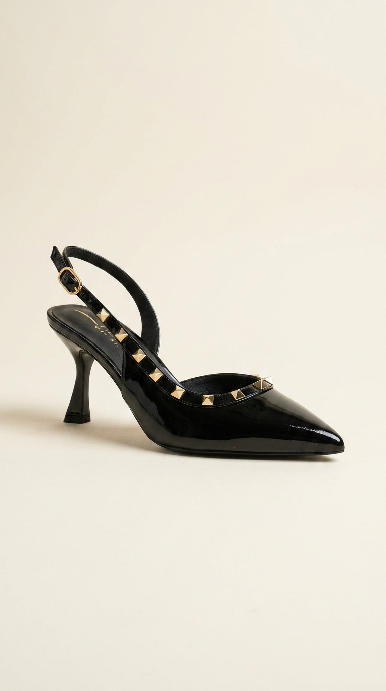 Escarpin Point Noir — visuel 1