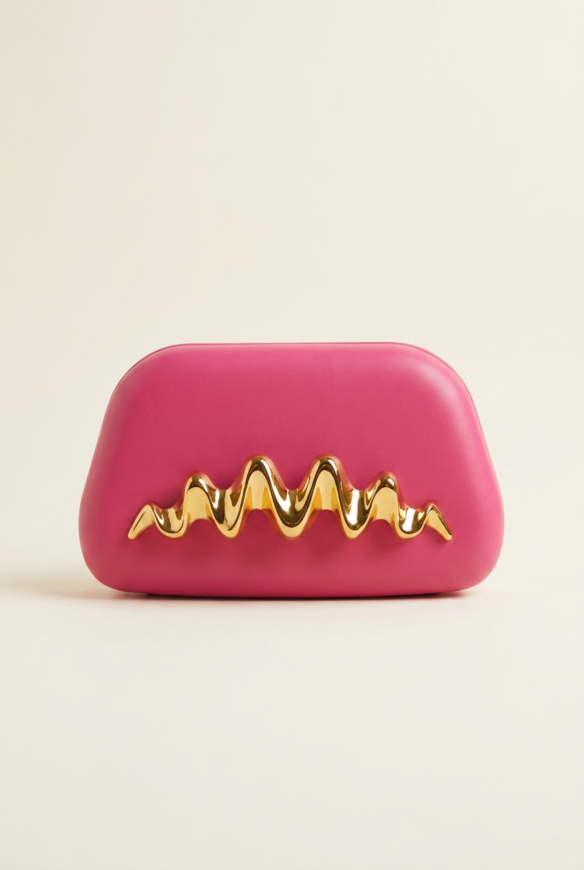 Minaudière Boucle Fuchsia