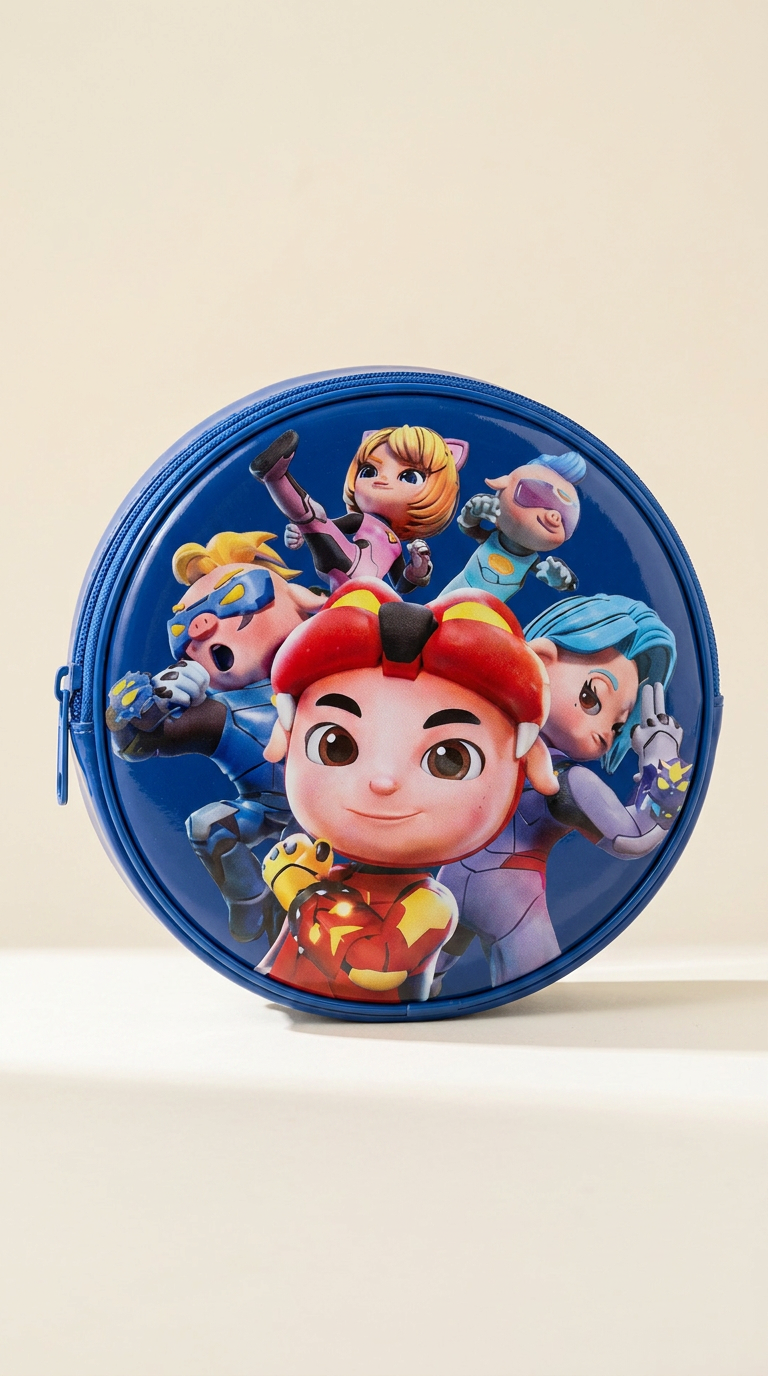 Mini Sac Enfant Cochons Rond — visuel 1