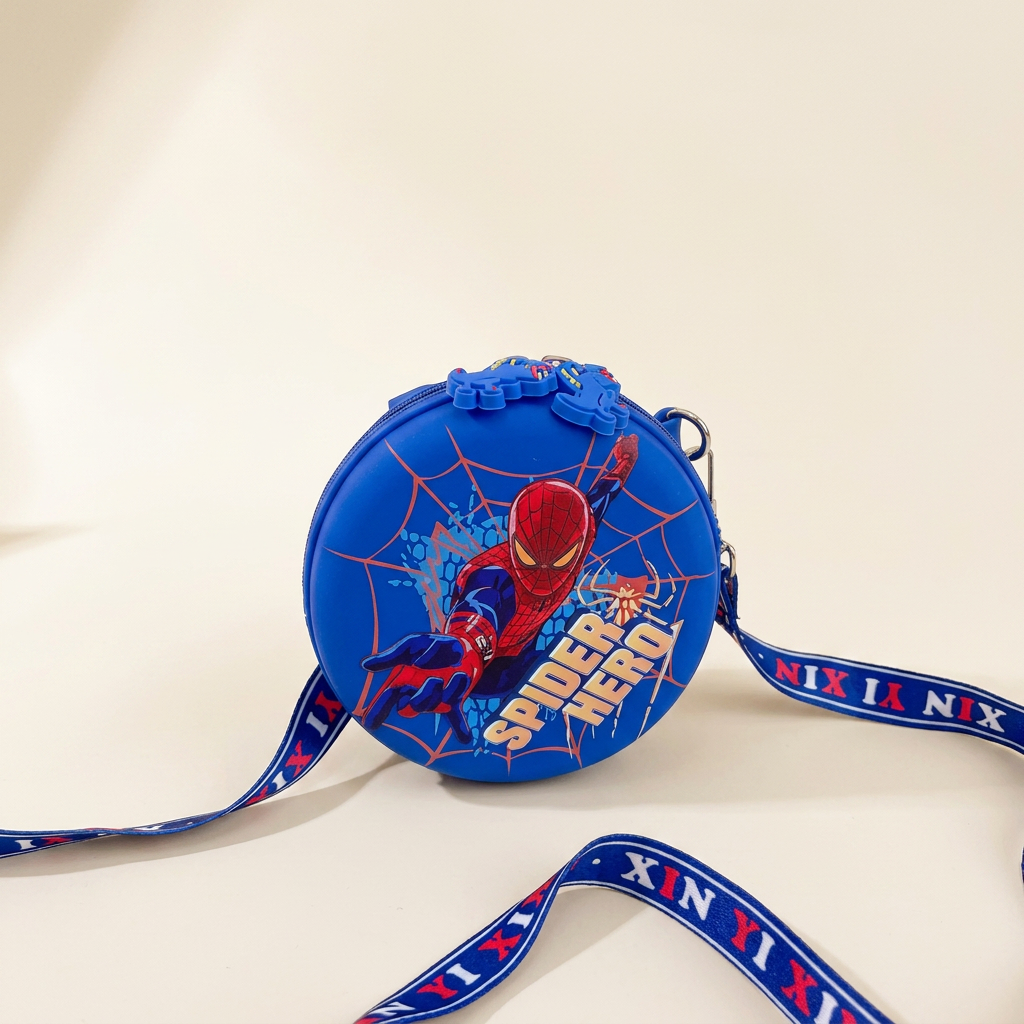 Mini Bag Enfant Spiderman Rond — visuel 1