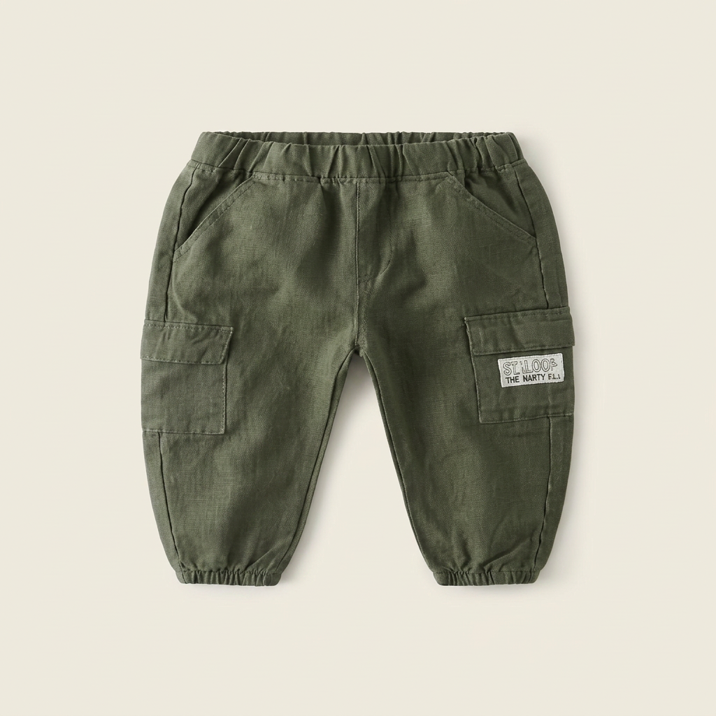 Pantalon Kaki Vert Millitaire — visuel 1