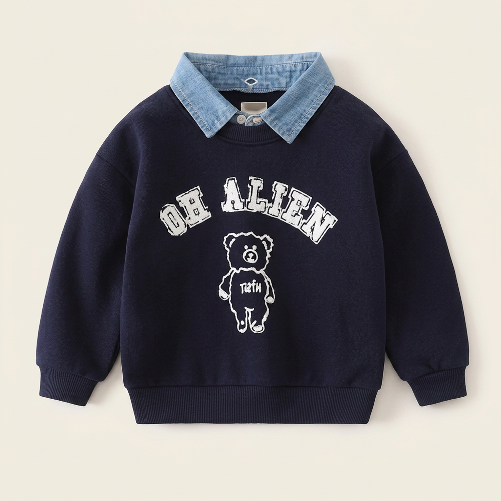 Pull Bleu Nuit Jeans