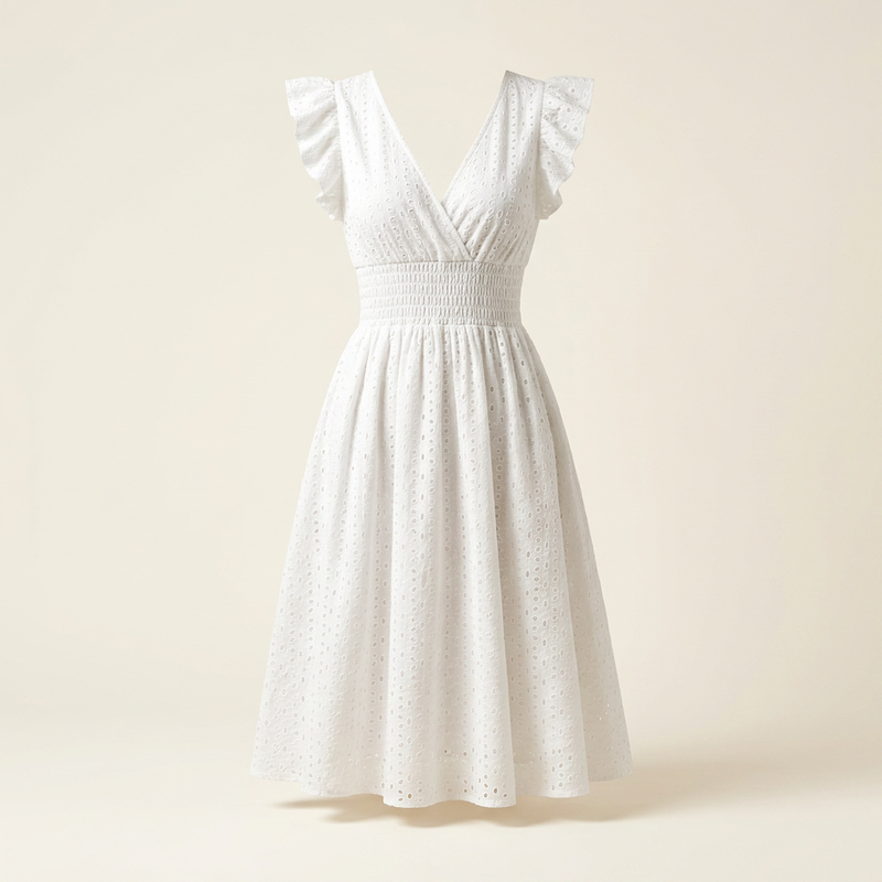 Robe Blanche Dentelle