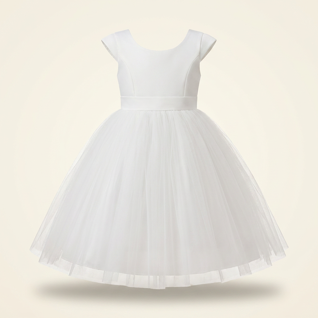 Robe Fille Blanc — visuel 1