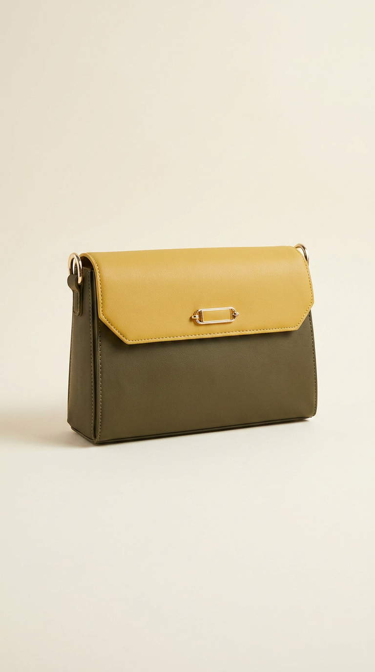Sac à main Chrisbella Vert armée — réf. 2196