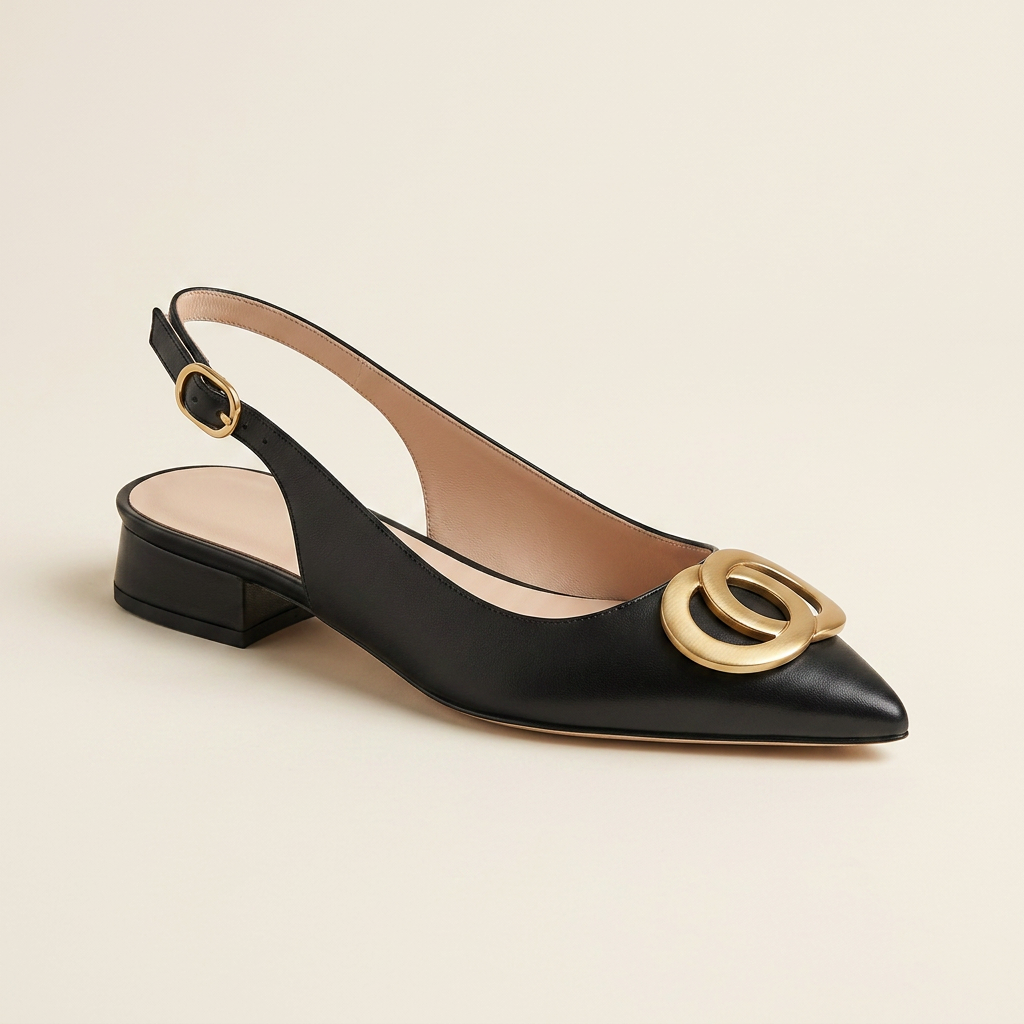 Sandale Cuir Noir — visuel 1