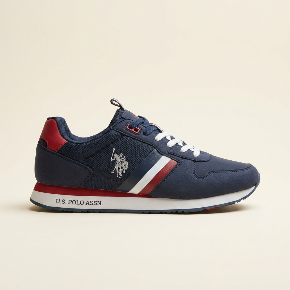 Sneakers Bleu Nuit Rouge