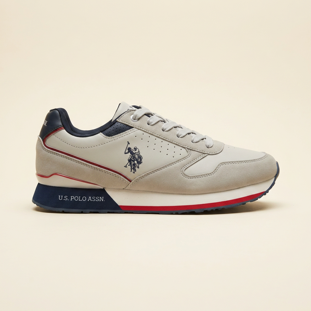 Sneakers Gris/Rouge