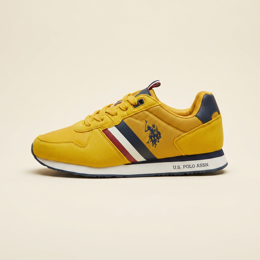 Sneakers Jaune Bleu — visuel 1