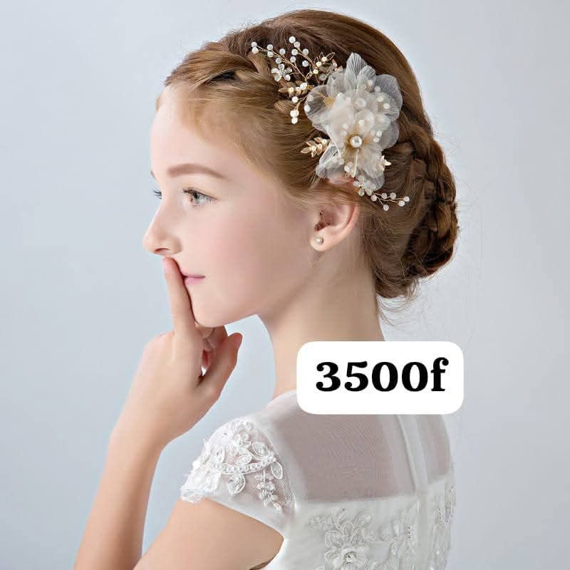 Accessoires Tete Enfnt Blanc Or — visuel 1