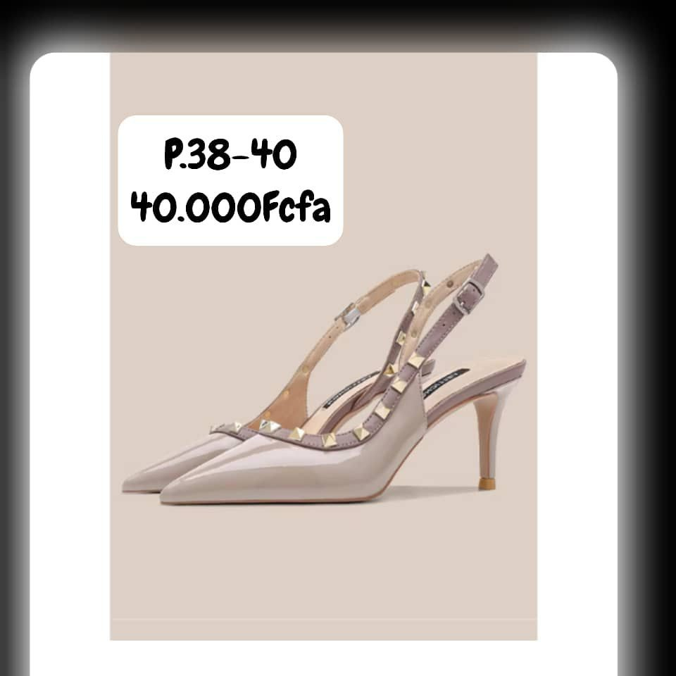 Escarpin Point Beige — visuel 1