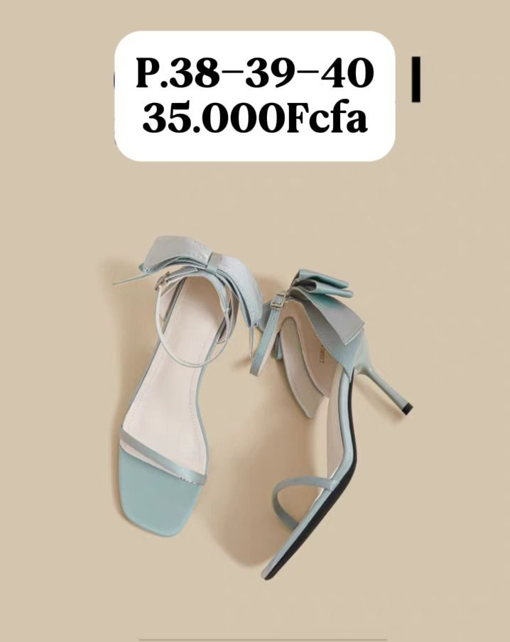 Escarpin Bleu Turquois — visuel 1