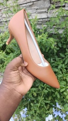 Escarpin Cuir Marron