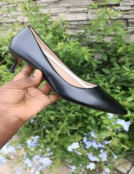 Escarpin Cuir Noir — visuel 1