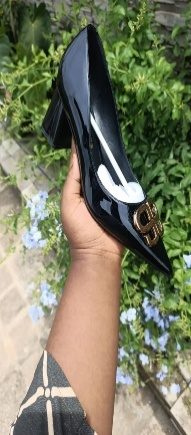 Escarpin Vernis Noir — visuel 1