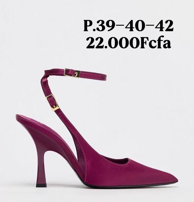 Escarpin Fushia Ouvert — visuel 1