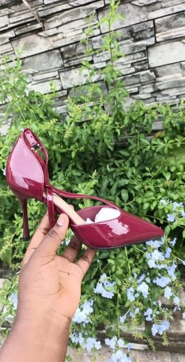Escarpin Cuir Rouge — visuel 1
