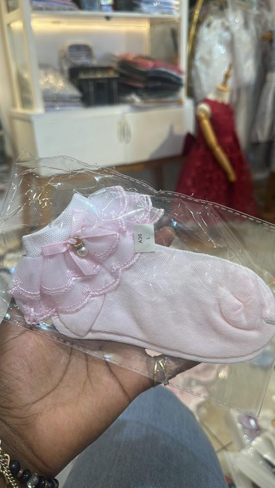 Chaussette Enfant Rose Perle — visuel 2