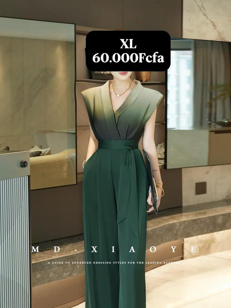 Combinaison Vert 2 Tons — visuel 1
