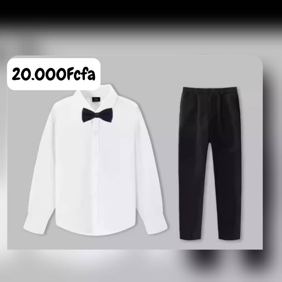 Ensemble Blanc Noir 3Pcs — visuel 1