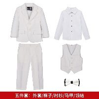 Ensemble Blanc 4 Pcs — visuel 2