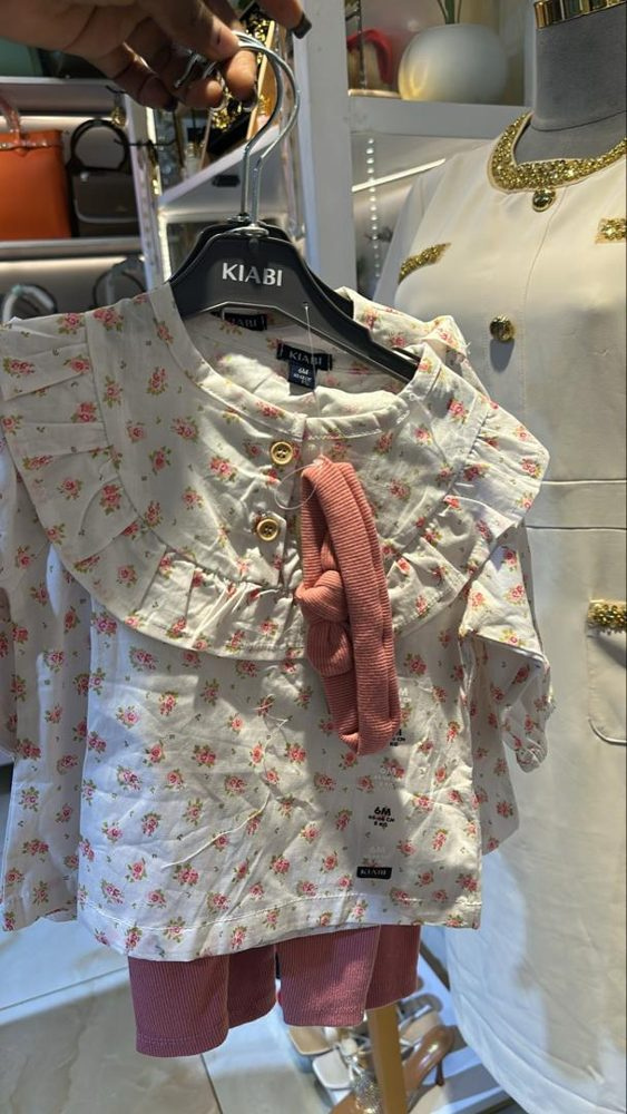 Ensemble Rose Blanc/Collant — visuel 1