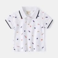 Polo Blanc Tache — visuel 1