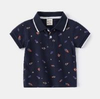 Polo Bleu Nuit Tache — visuel 2