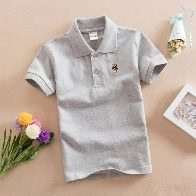 Polo Gris Nounours — visuel 1