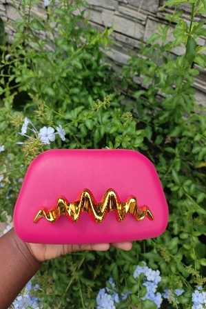Minaudiere Boucle Fushia — visuel 1