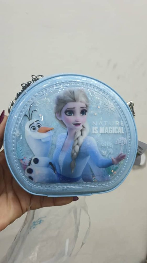 Mini Bag Enfant Reine Bleu Rond — visuel 1