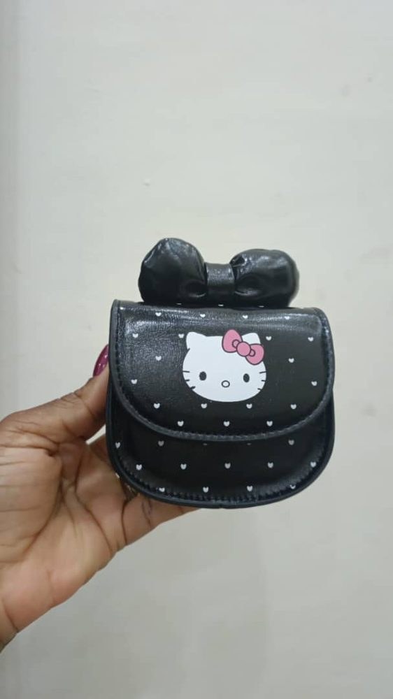 Mini Sac Enfant Kitty Noir