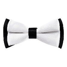 Accessoires Enfant Nœud Papillon Blanc Noir — visuel 2