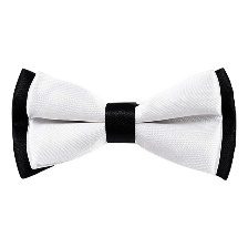 Accessoires Enfnt Nœud Papillon Blanc Noir — visuel 2