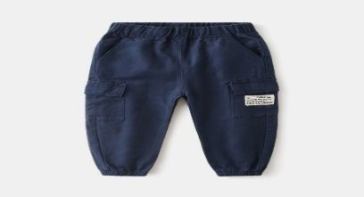 Pantalon Kaki Bleu Nuit — visuel 2