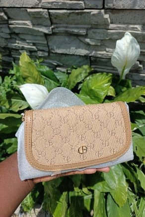 Pochette Lg Corde Beige — visuel 1