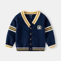 Pull Bleu Nuit Jaune — visuel 2