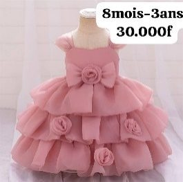 Robe Fille Etage Rose Pal — visuel 1
