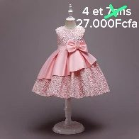 Robe Fille Rose — visuel 1