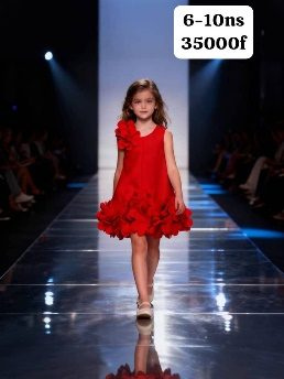 Robe Fille Rouge — visuel 1