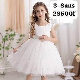 Robe Fille Blanc